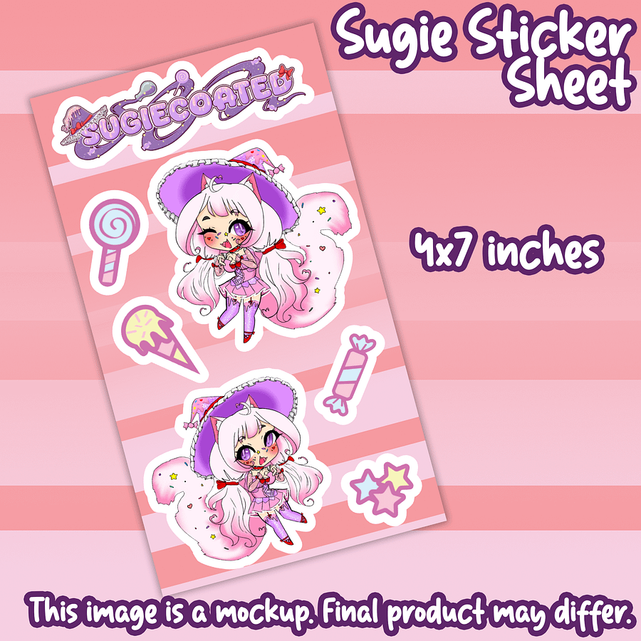 Sugie Sticker Sheet [PREORDER] product image (1)
