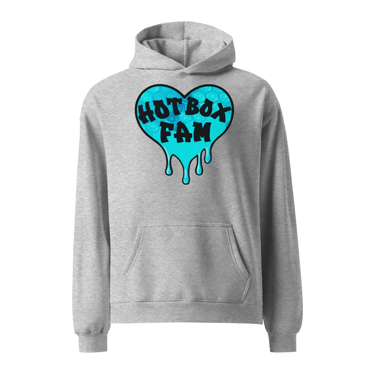 HOT BOX FAM TEAL HONEY COMB LOGO HOODIE product image (4)