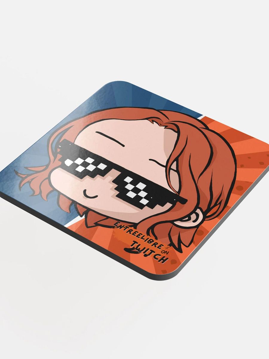 thug twitch emoji Cork Coaster product image (4)