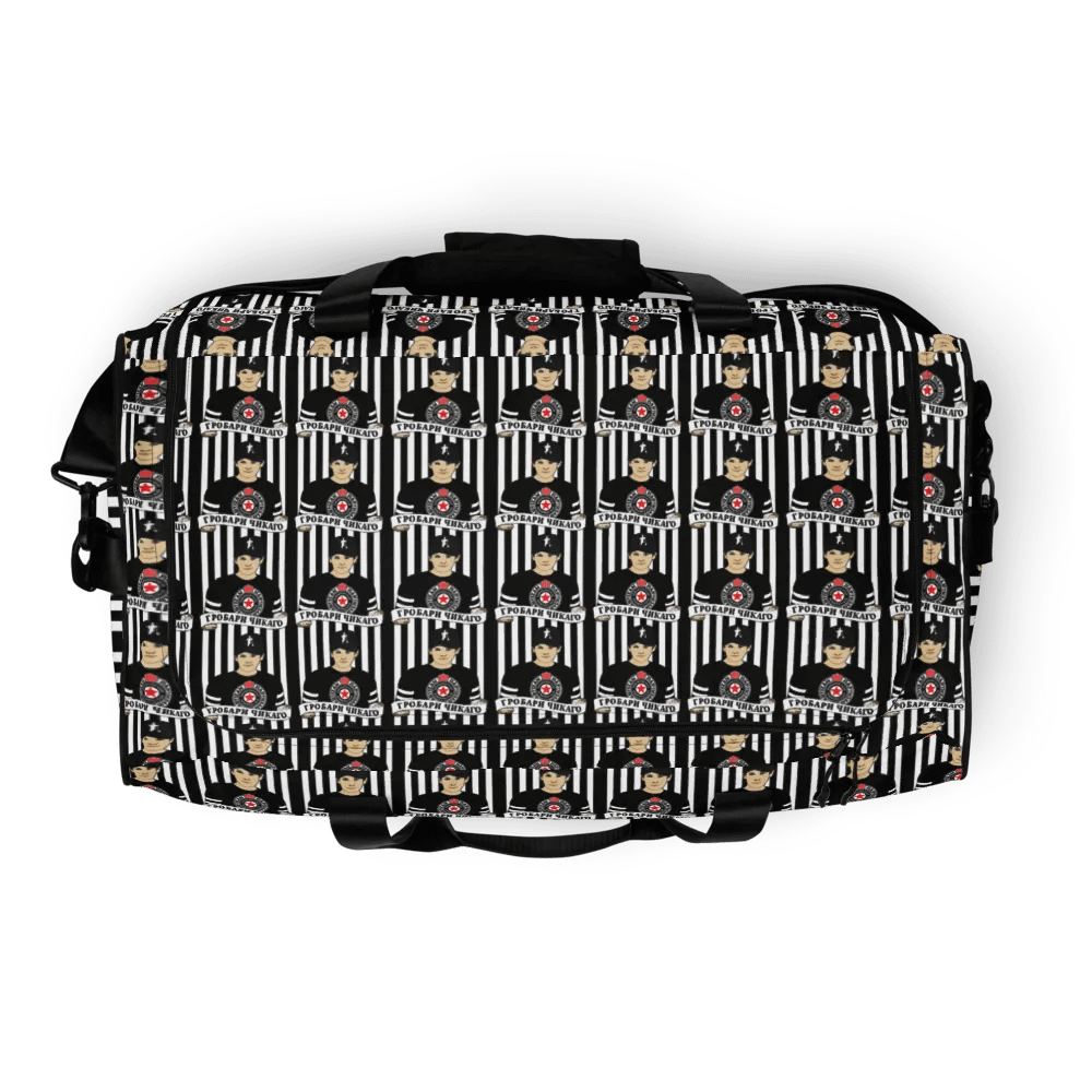 Grobari Čikago KK Partizan All-Over Print Duffle Bag product image (12)