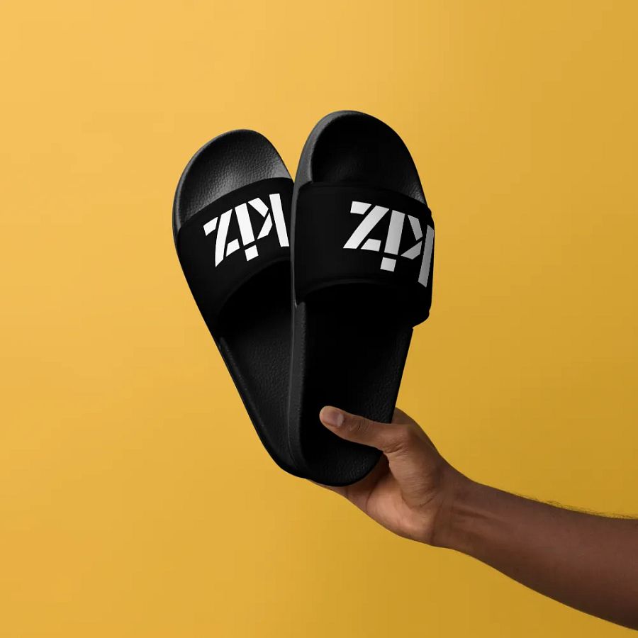 KIZ MEN'S SLIDES - BLACK / WHITE product image (5)