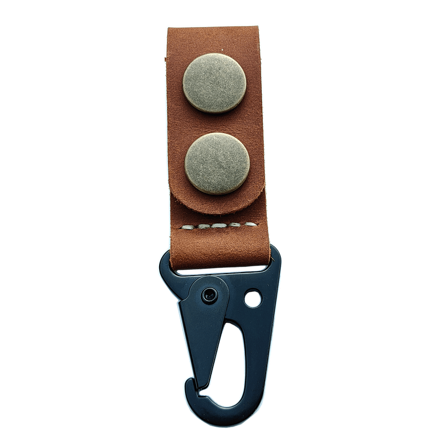 MEEBOY Handmade Leather Key Chains, Carabiner Keys with Double Button product image (1)