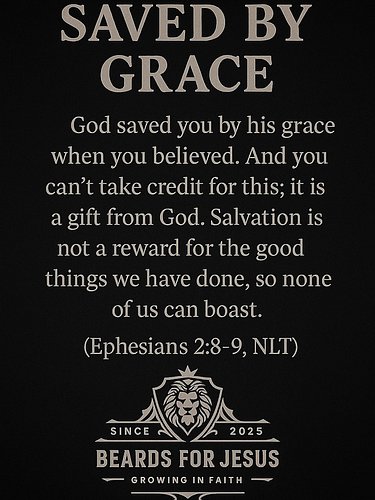 Saved by Grace — Not by Works

You don’t have to earn it. You don’t have to prove yourself. God’s grace is freely given — not...