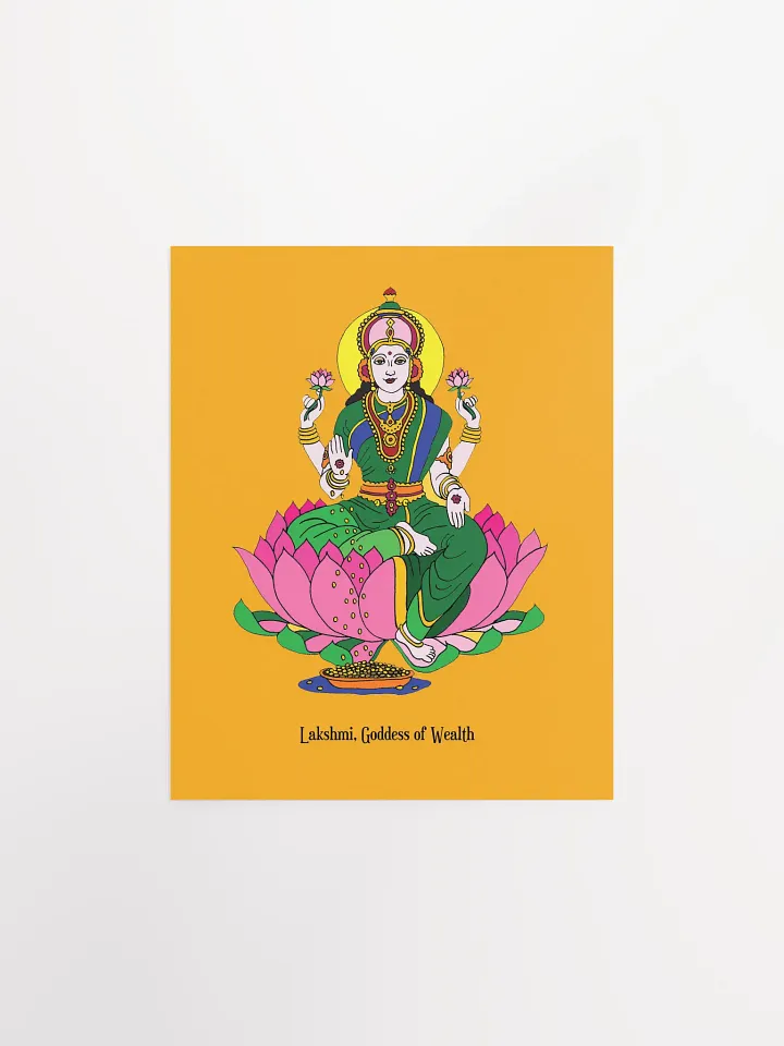 Goddess Lakshmi 8x10 Print product image (1)