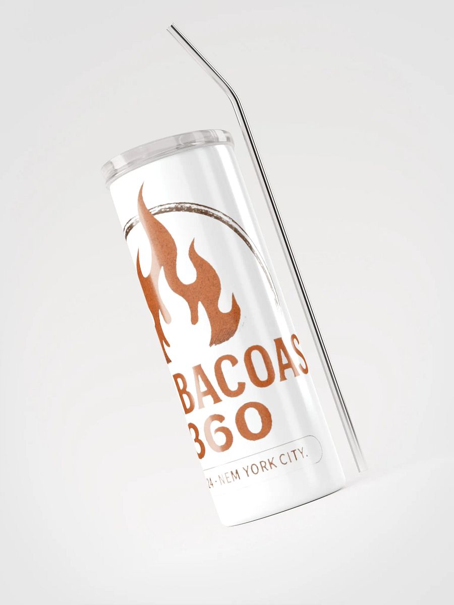 Barbacoa360 Stainless Steel Tumbler, white product image (3)