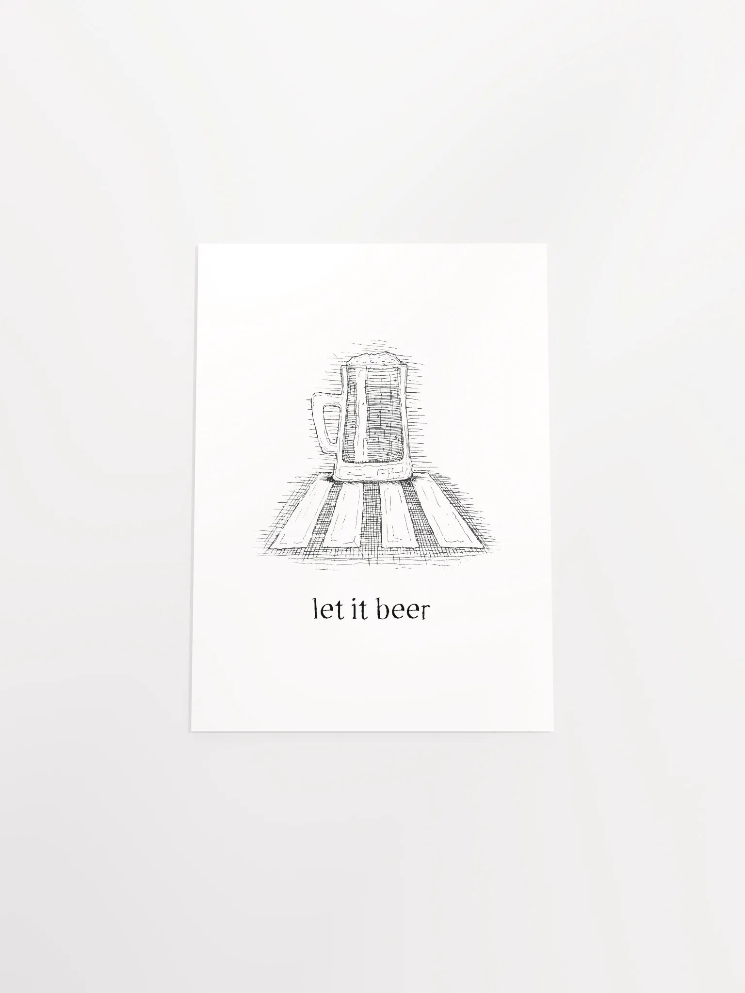 Let It Beer - Art Print product image (22)