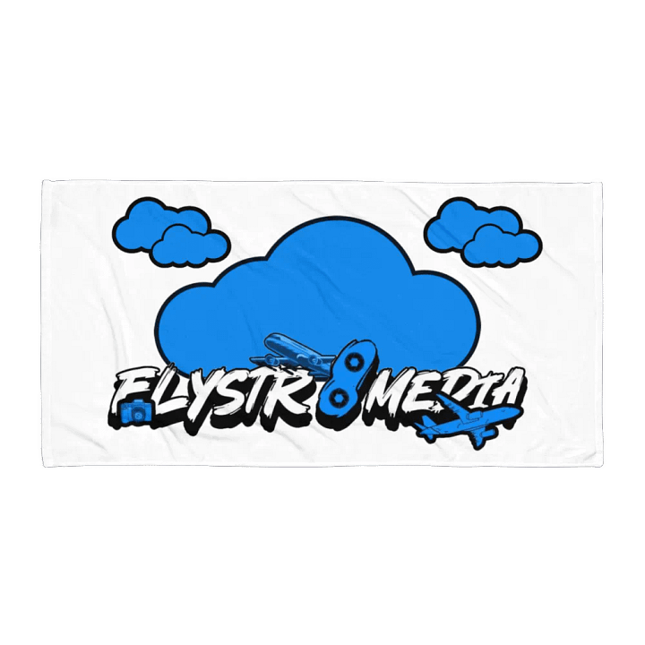 Flystr8media Towel (White) product image (1)
