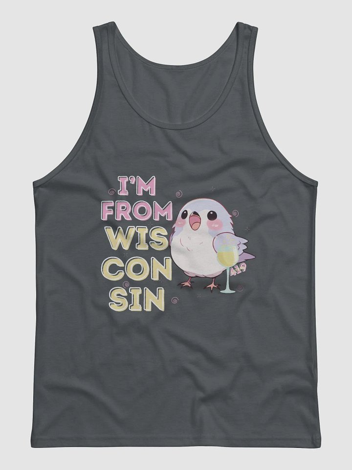 I'm From Wisconsin Dark-Colored Tank Top product image (2)