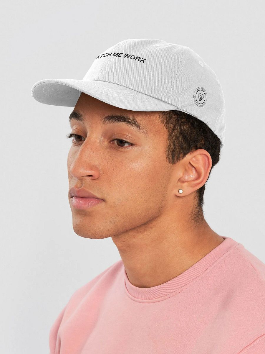 WatchMeWork Signature Dad Hat - White product image (7)