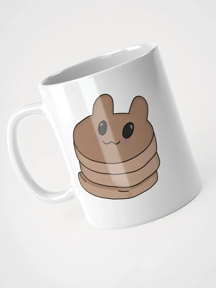 bunny pancake white mug product image (1)