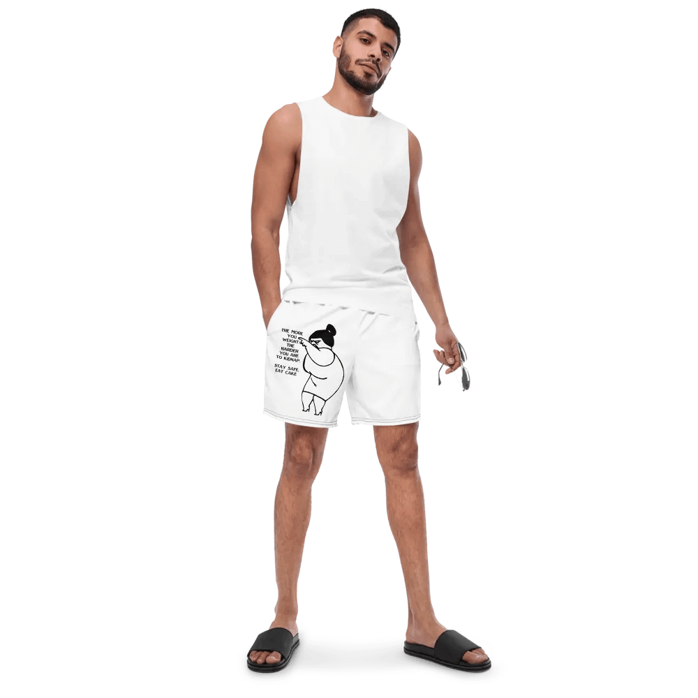STAY SAFE, EAT CAKE Sunset Serenity Swim Trunks product image (2)