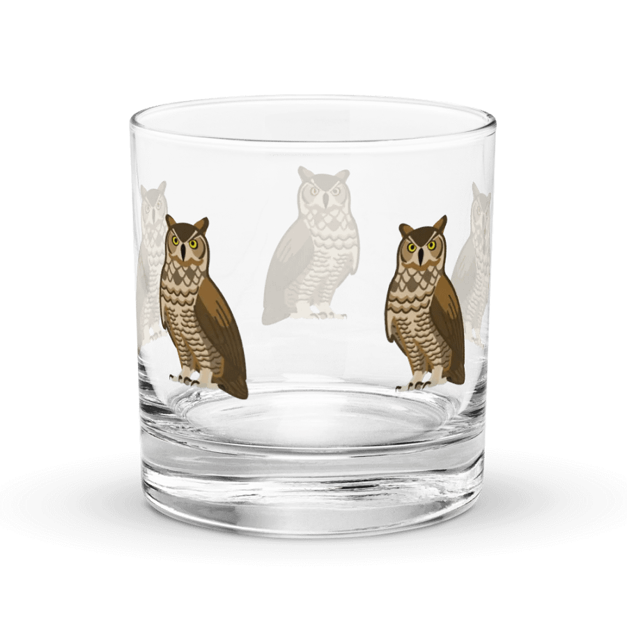Owl Love You Forever Rocks Glass 2 product image (4)