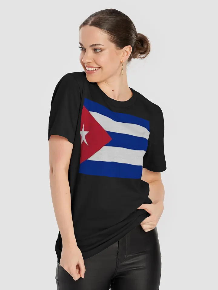 Exclusive Unisex Cuban Flag Graphic Tee by Graphic Grove - Supersoft product image (1)