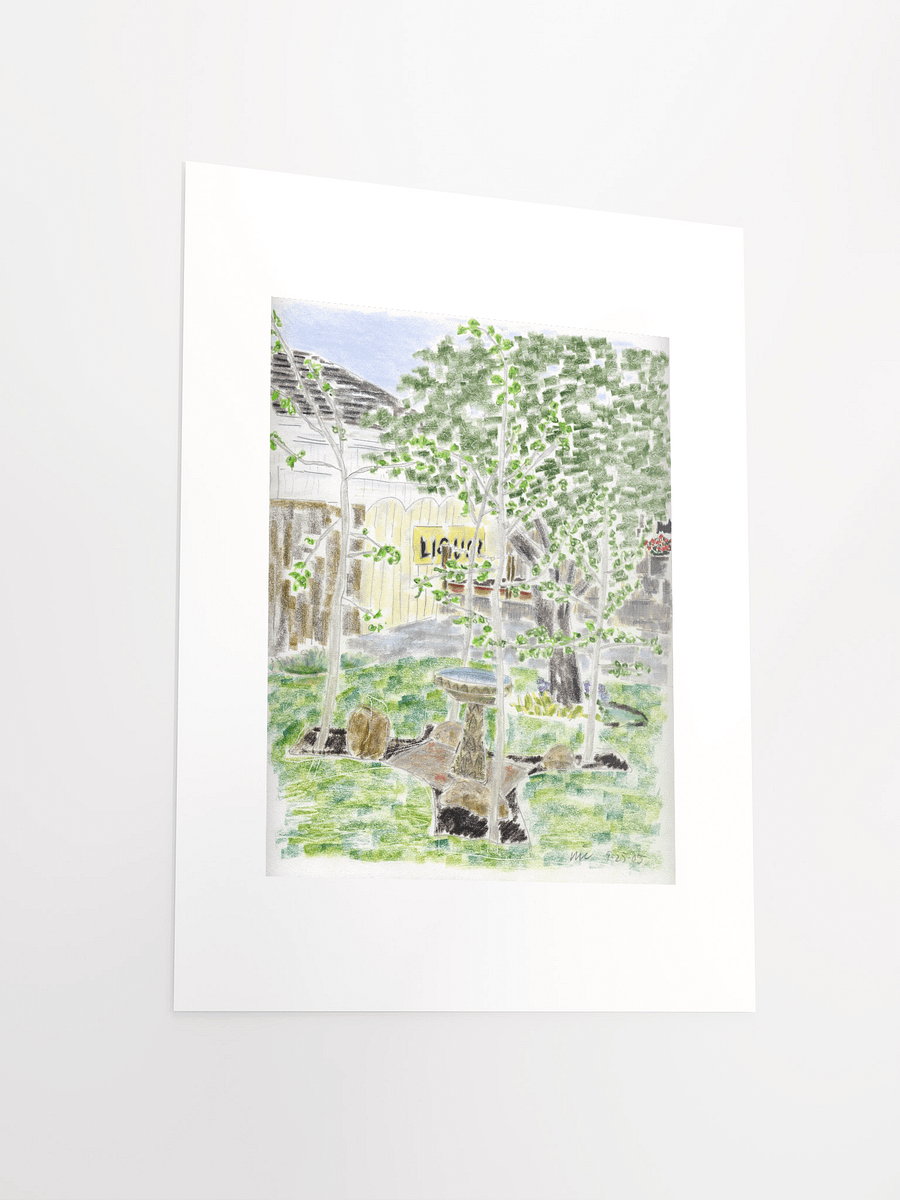 Backyard West View print product image (4)
