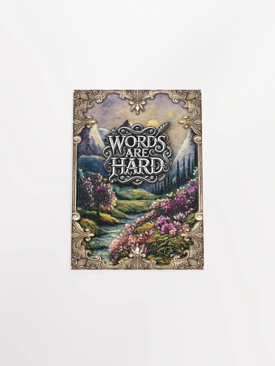 Words are Hard Poster product image (4)