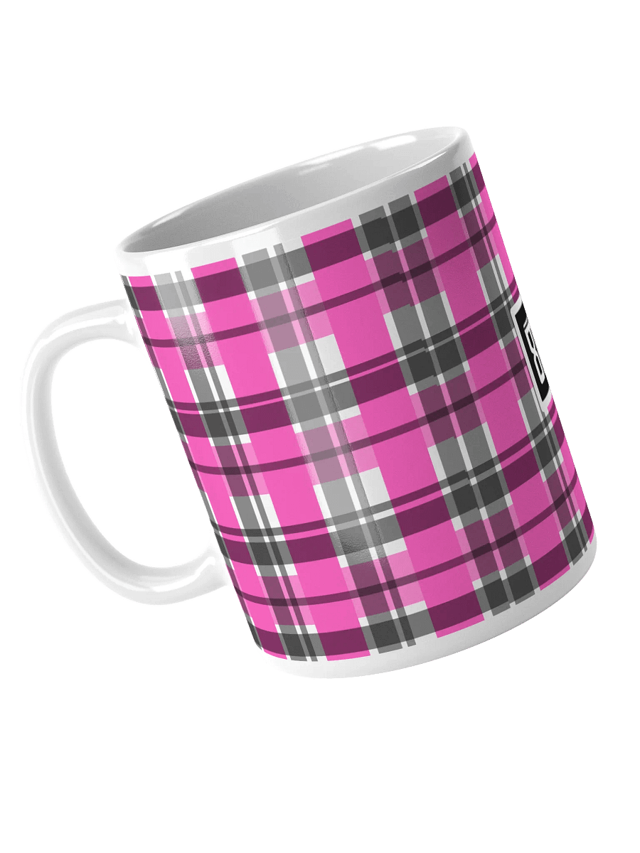 8T Sips Founders Plaid White Glossy Mug product image (3)