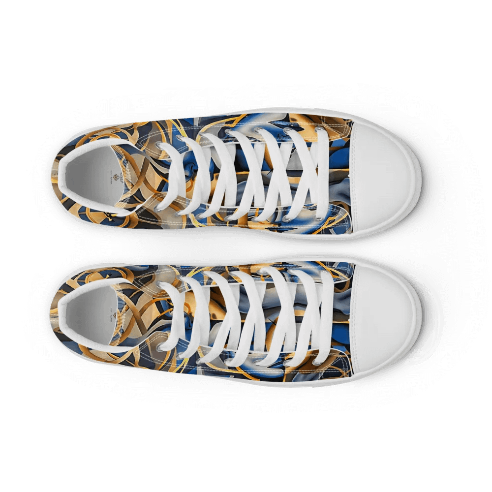 Women's Blue Sneaker Ball Ready High Tops product image (8)