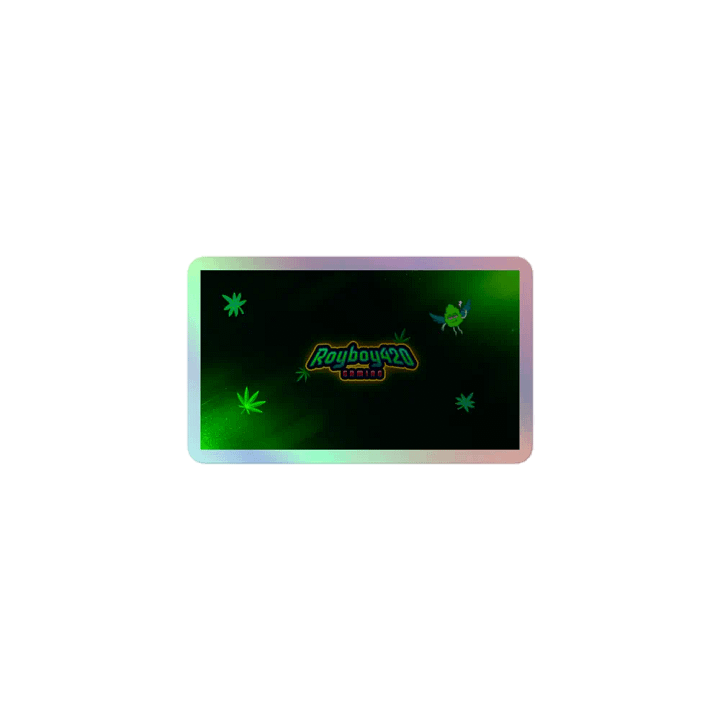Royboy420Gaming Holographic Sticker product image (1)