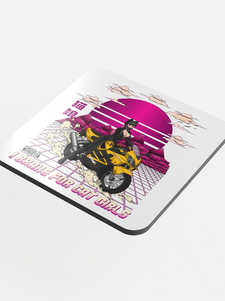 Biker Cat Girl Coaster product image (4)