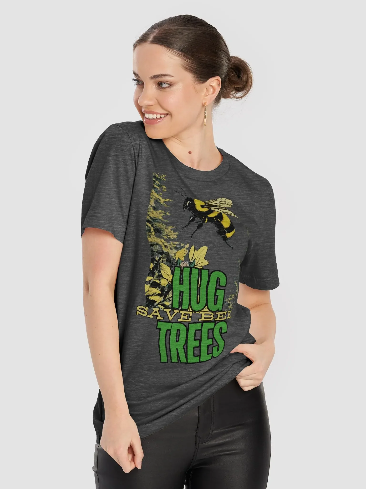Hug Trees, Save Bees Comfort Tee product image (6)