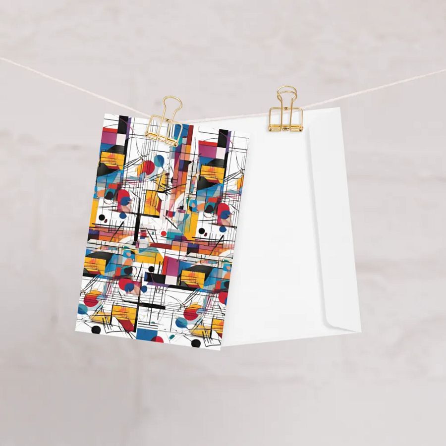 Kadinsky inspired birthday card product image (12)