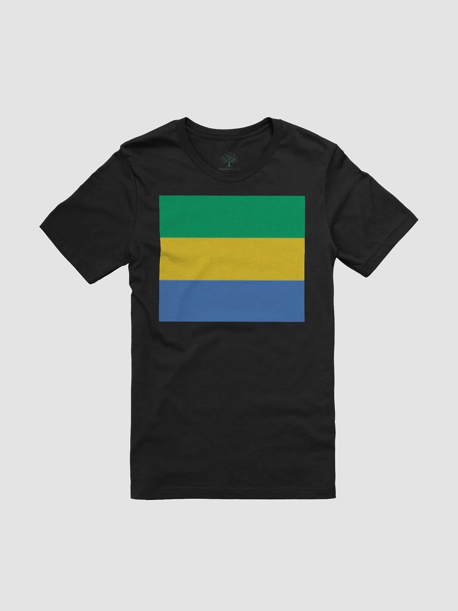 Exclusive Unisex Gabon Flag Graphic Tee by Graphic Grove product image (3)