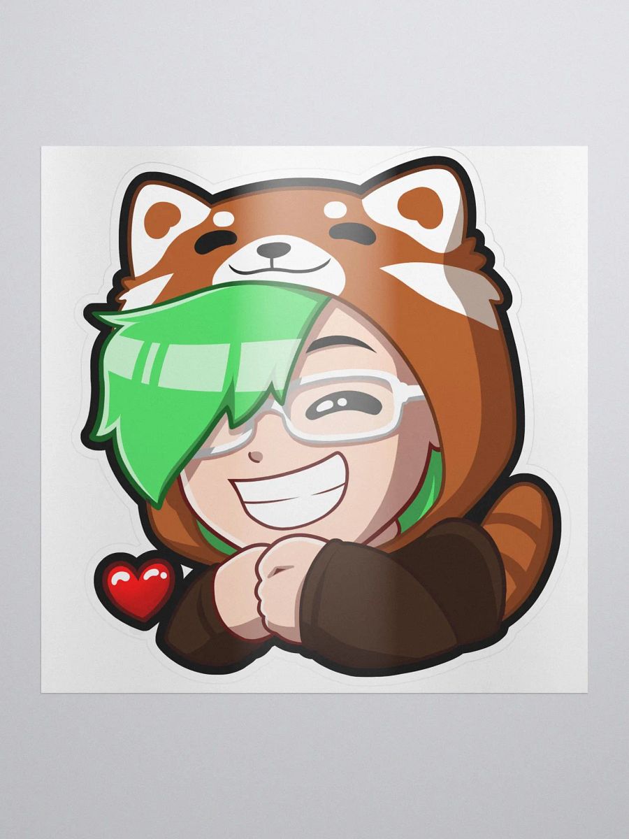 Red Panda Onesie Sticker product image (1)