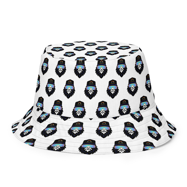 Synthwave/Bigfoot Monogram All-Over Print Reversible Bucket Hat product image (1)