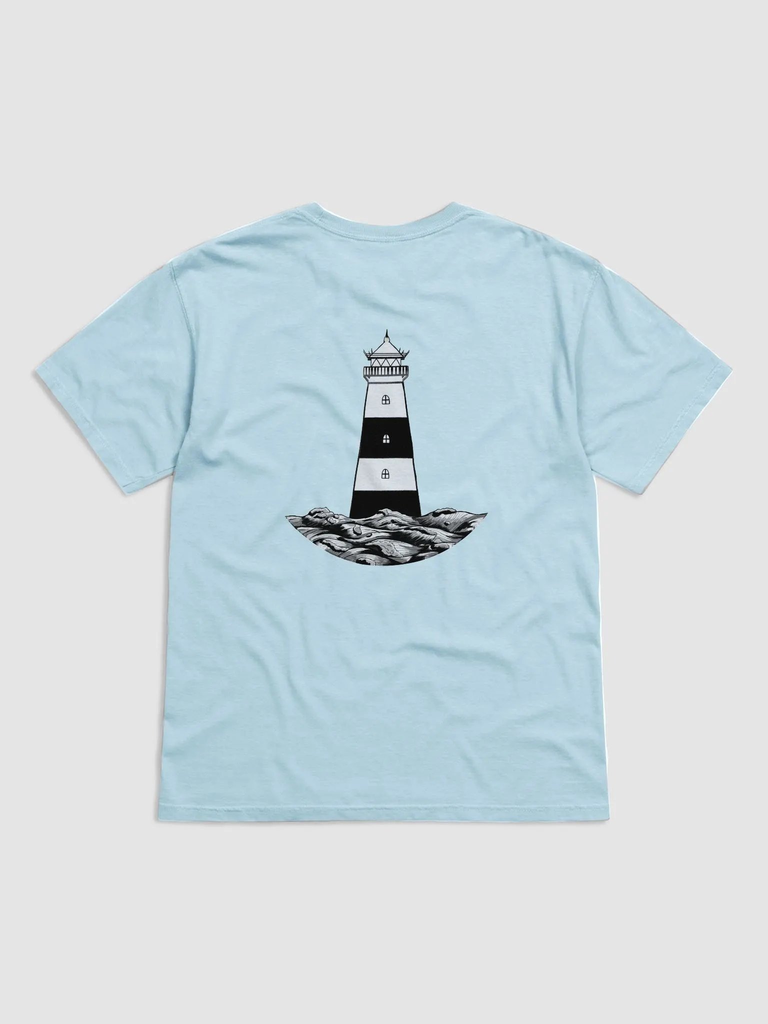 Silhouette & Lighthouse Tee (Black Print) 2023 product image (6)