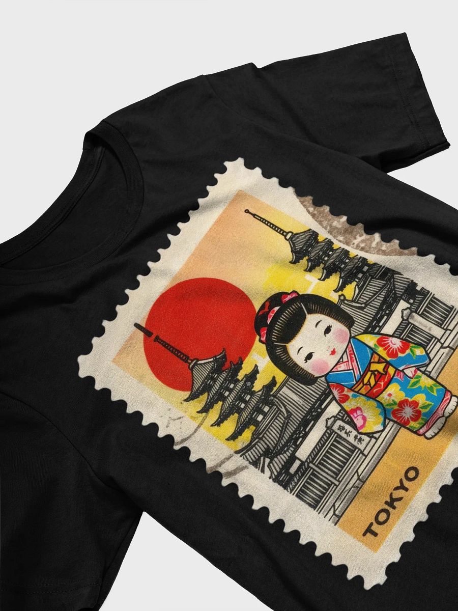 Tokyo Sunset Doll Kimono Stamp T-Shirt product image (6)
