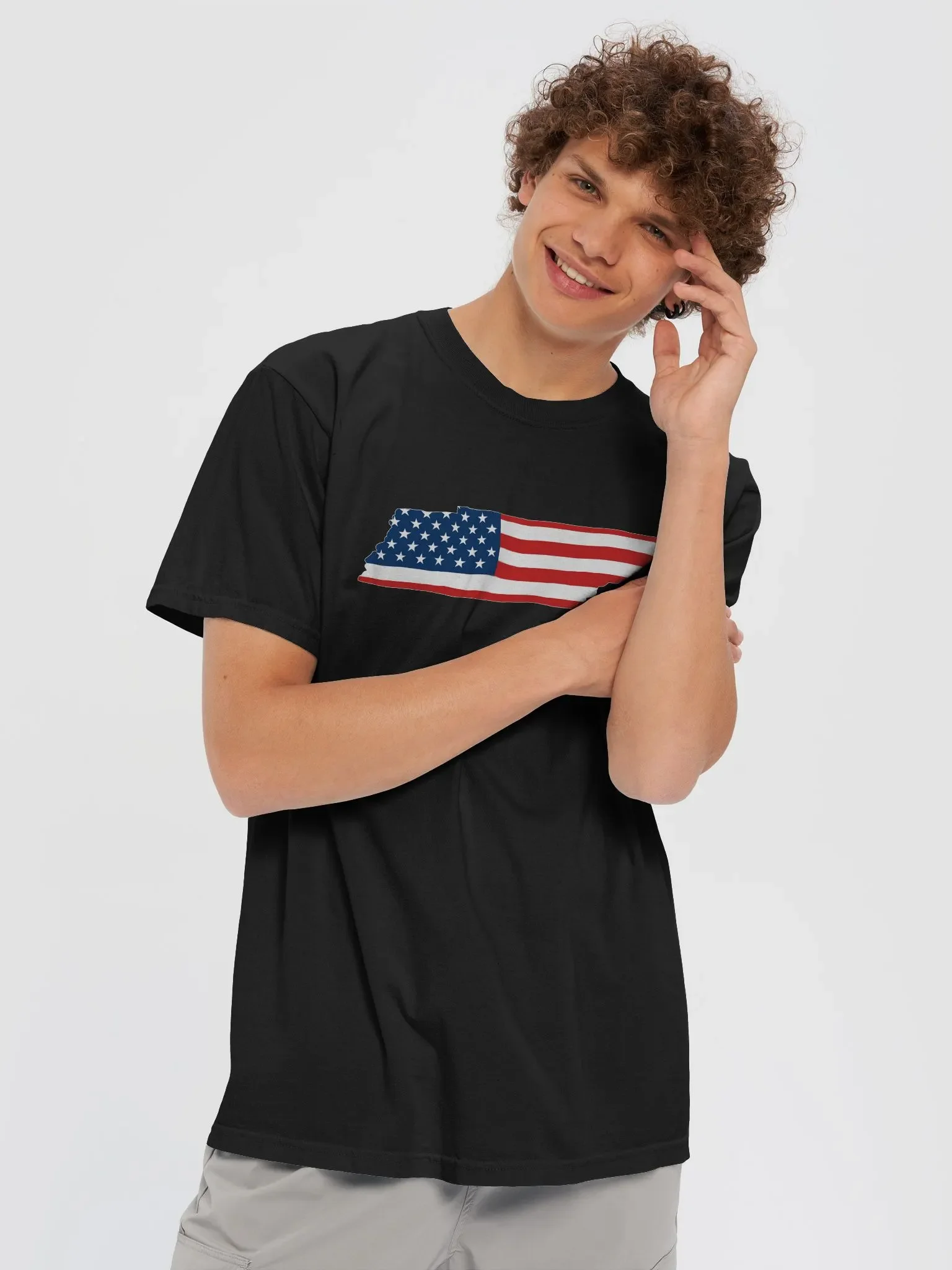 American Flag Tennessee State Tee product image (5)