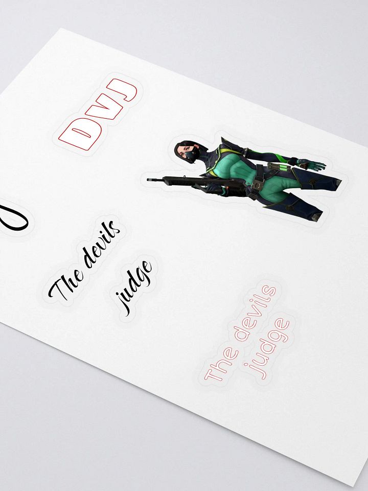 dvj, the devils judge and viper stickers product image (2)