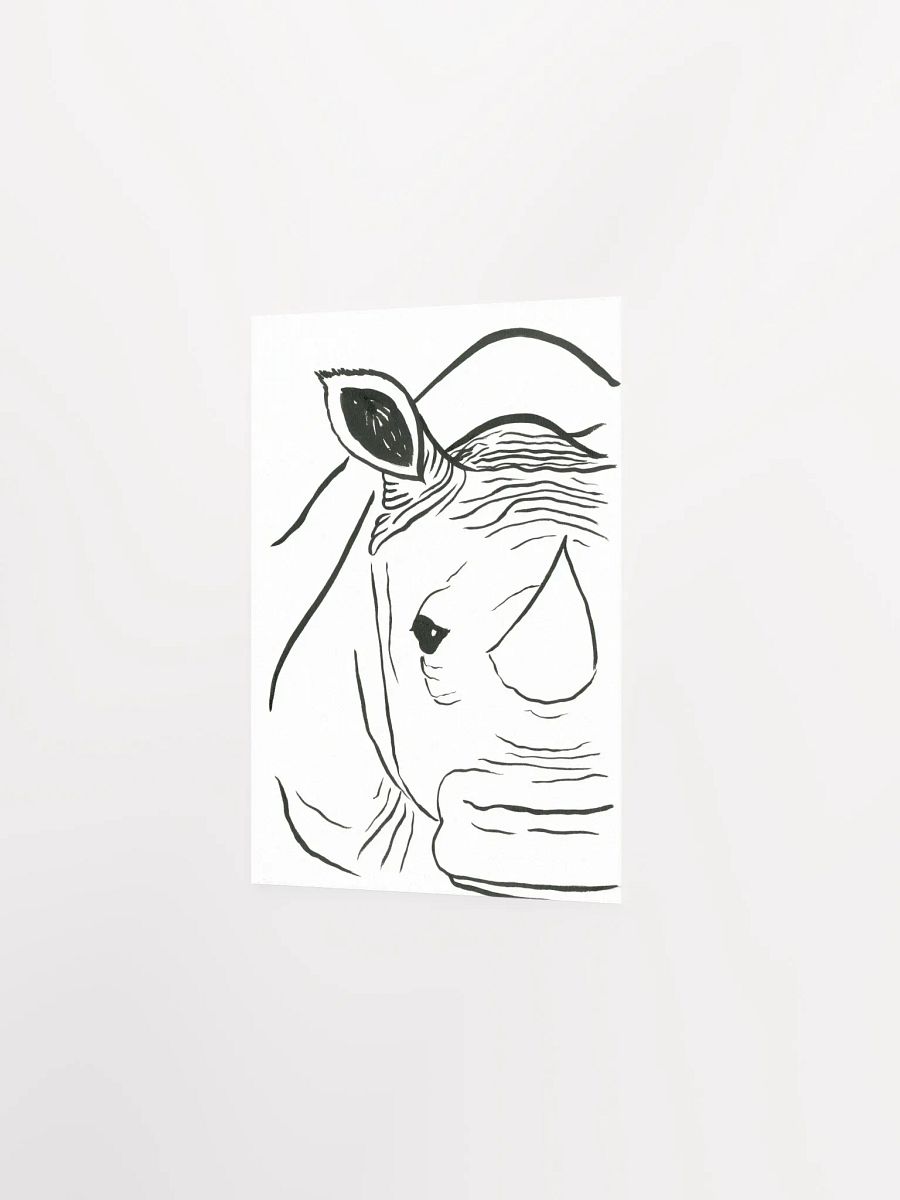 Face Of A Rhino Art Print product image (8)