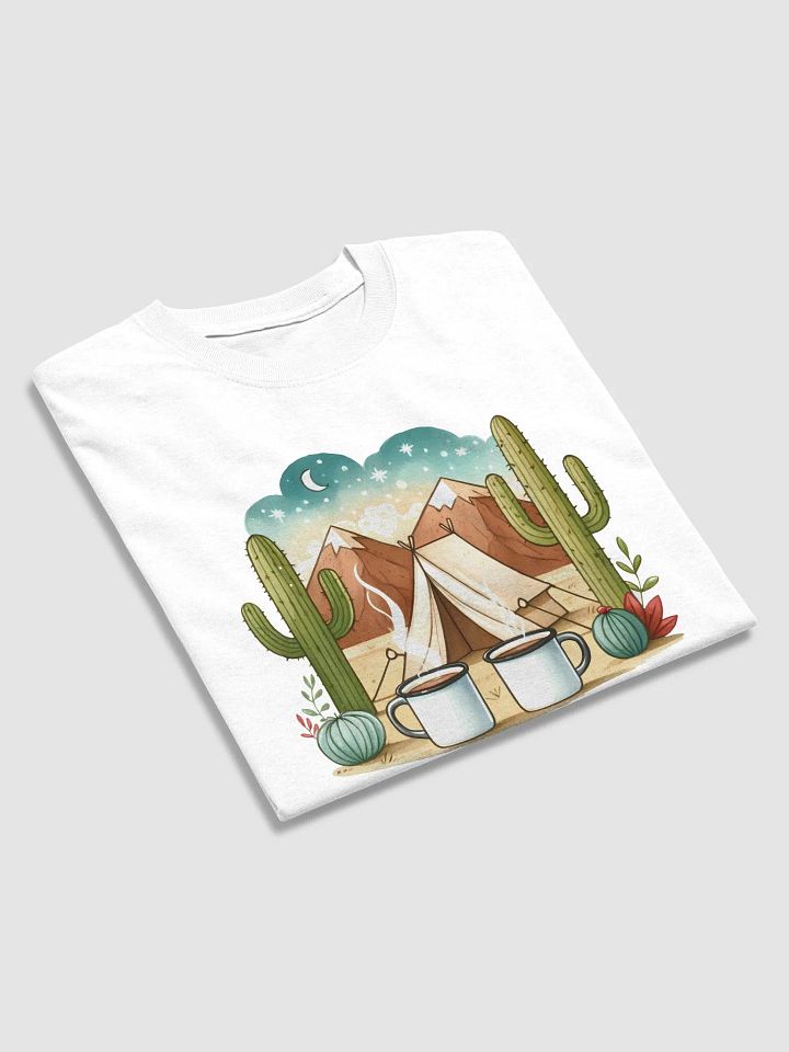 Coffee and Campfires Under Starry Skies Unisex Heavyweight T-Shirt product image (1)