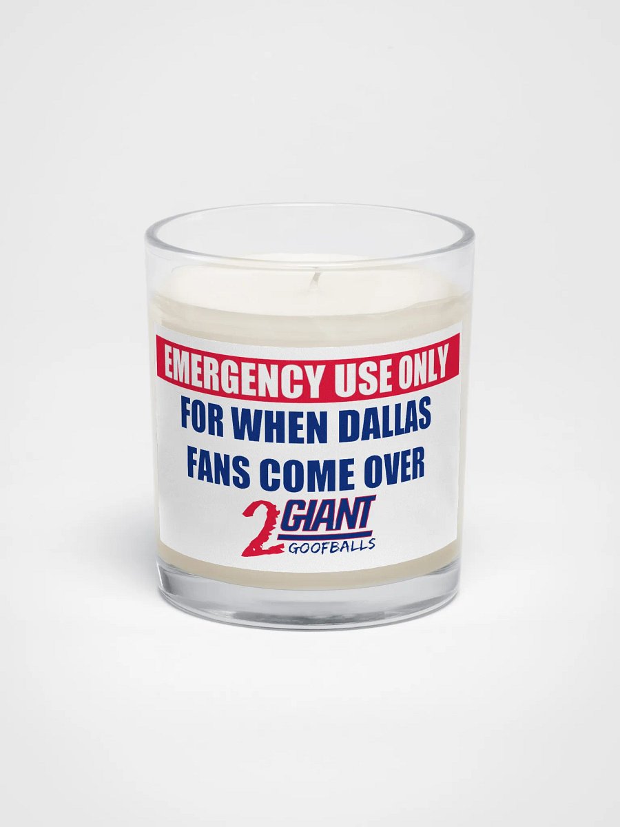 Emergency Candle - For When Dallas Fans Come Over product image (1)