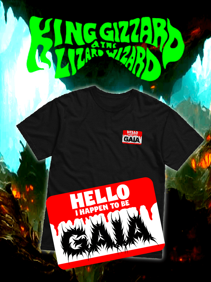 HELLO I HAPPEN TO BE GAIA TSHIRT product image (1)