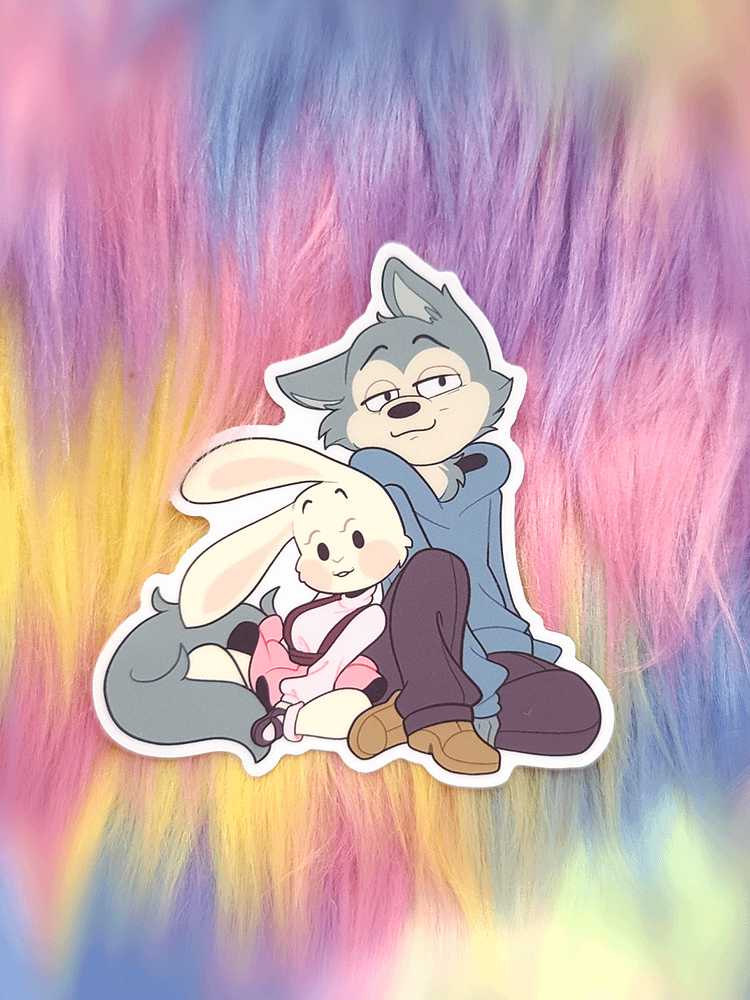 The Wolf and His Rabbit | Sticker Set product image (3)