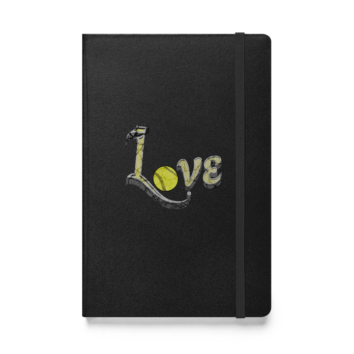 Love Softball Hardcover Journal product image (1)