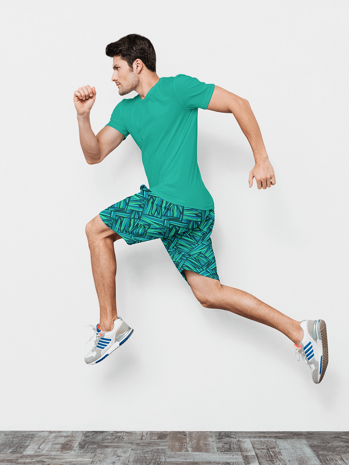Aqua Angles | Recycled Unisex Mesh Shorts product image (1)