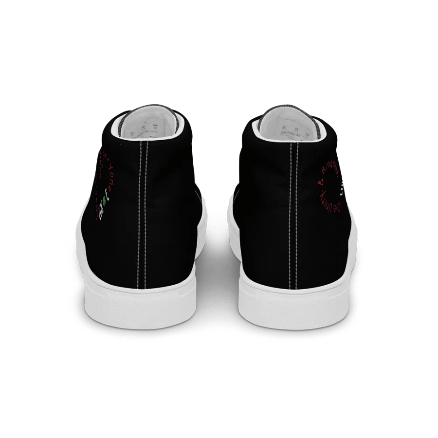 Kindness 4 Everyone High Top Canvas Shoes product image (5)