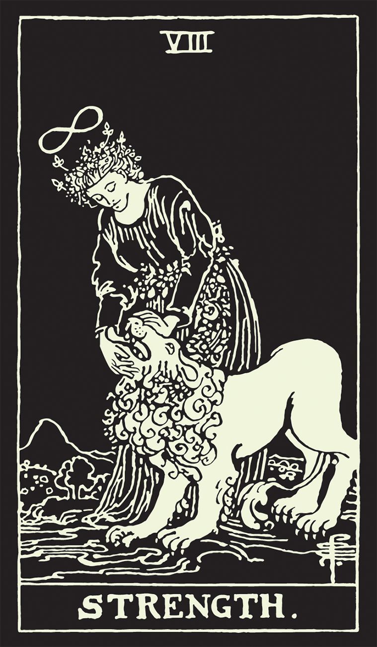 The Glow in The Dark Tarot Deck aka "The Goth Deck" product image (8)