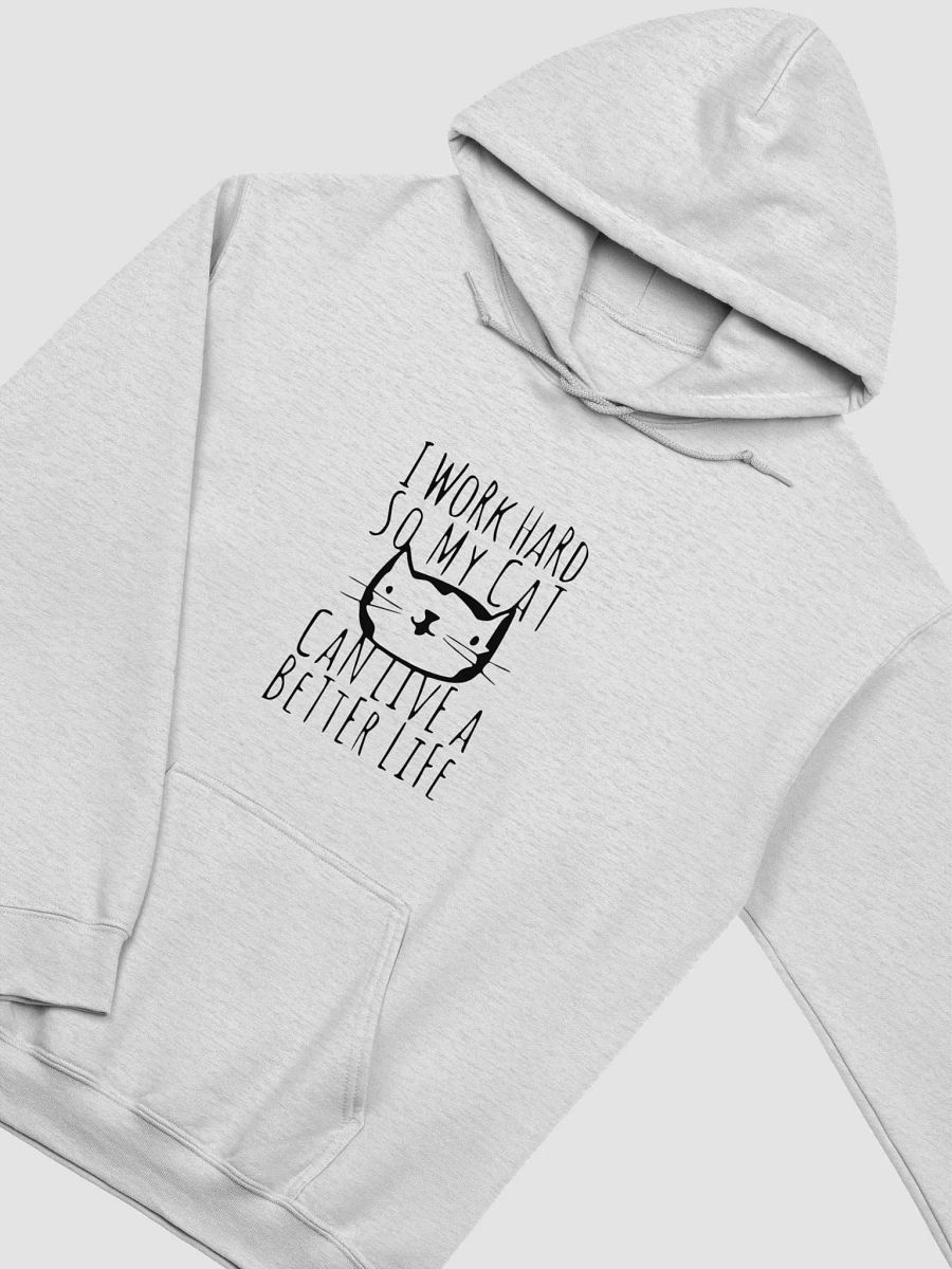 Cat Lover's Work Hard Hoodie product image (29)