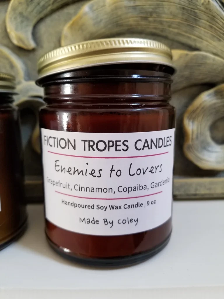Enemies to Lovers Candle (Fiction Tropes Candles) product image (3)
