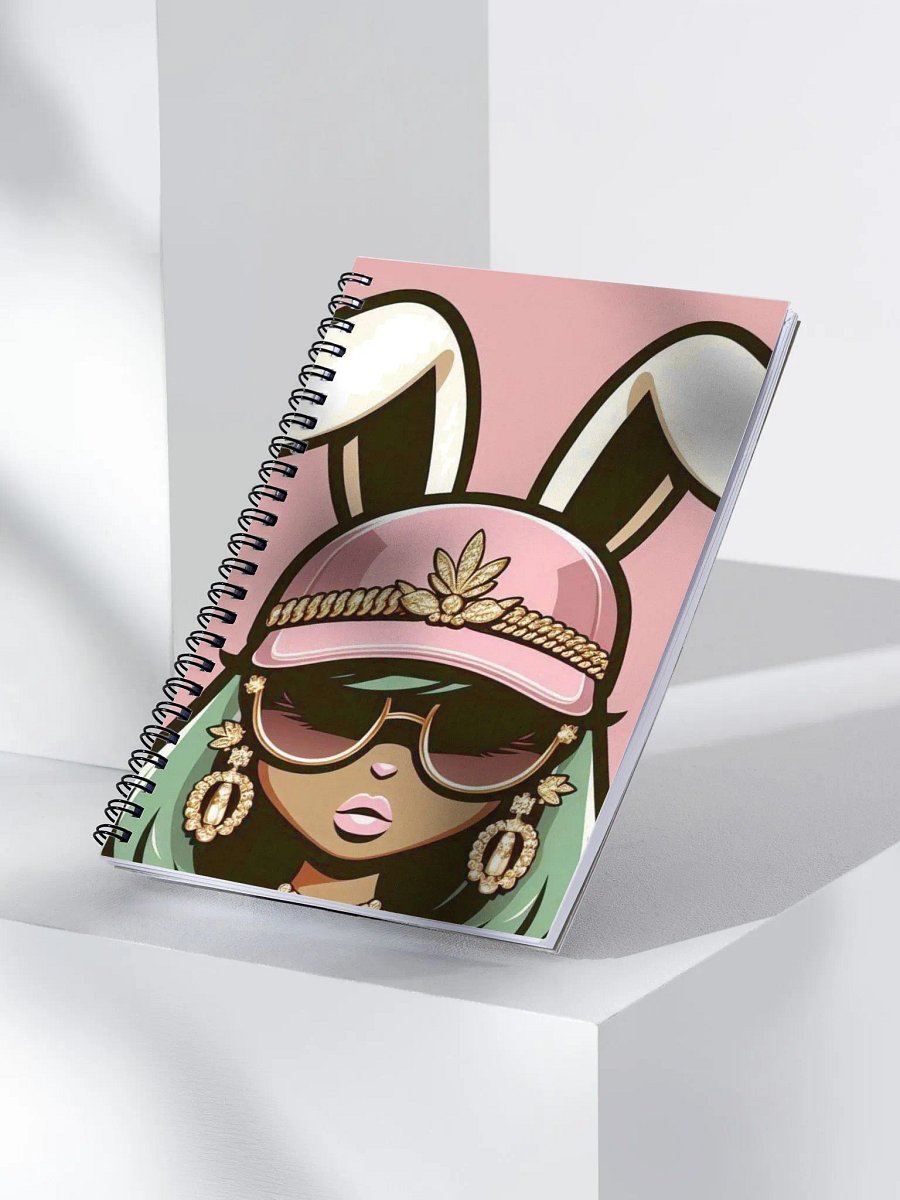 Bunny Glamour Spiral Notebook product image (3)