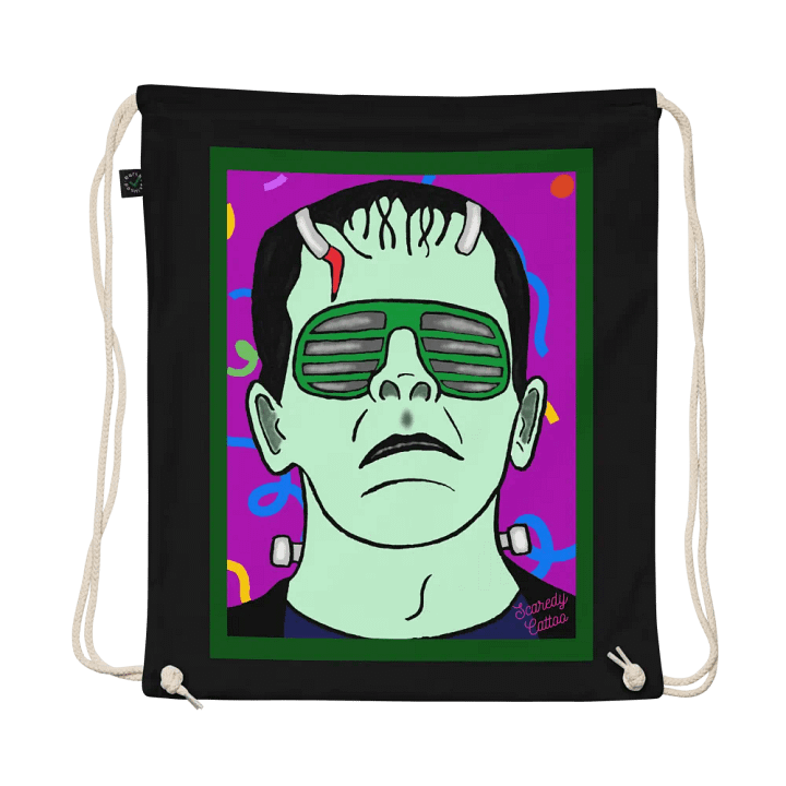 Frankenstein PARTY Drawstring Backpack product image (1)