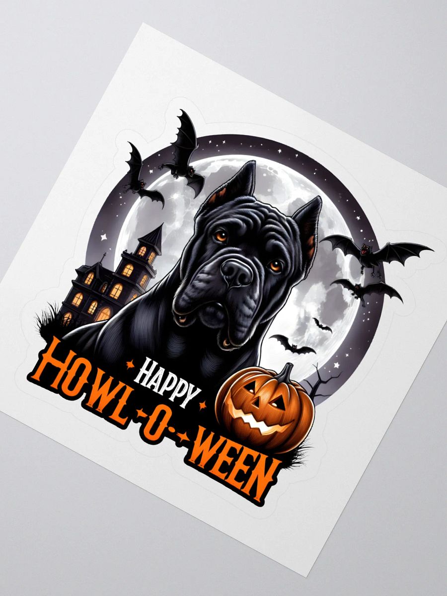 Cane Corso Happy Halloween Sticker: The Perfect Festive Touch product image (2)