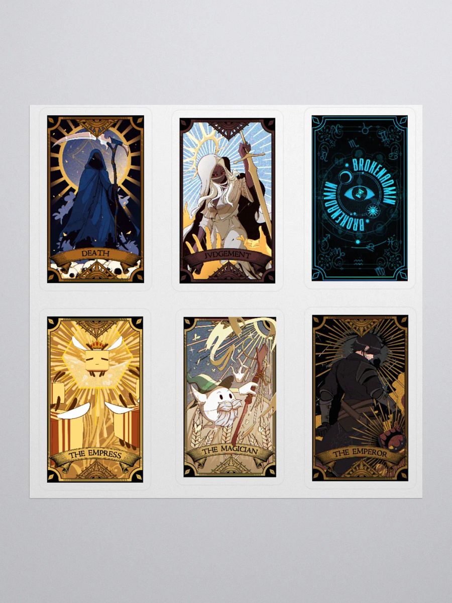 Tarot card pack stickers product image (2)