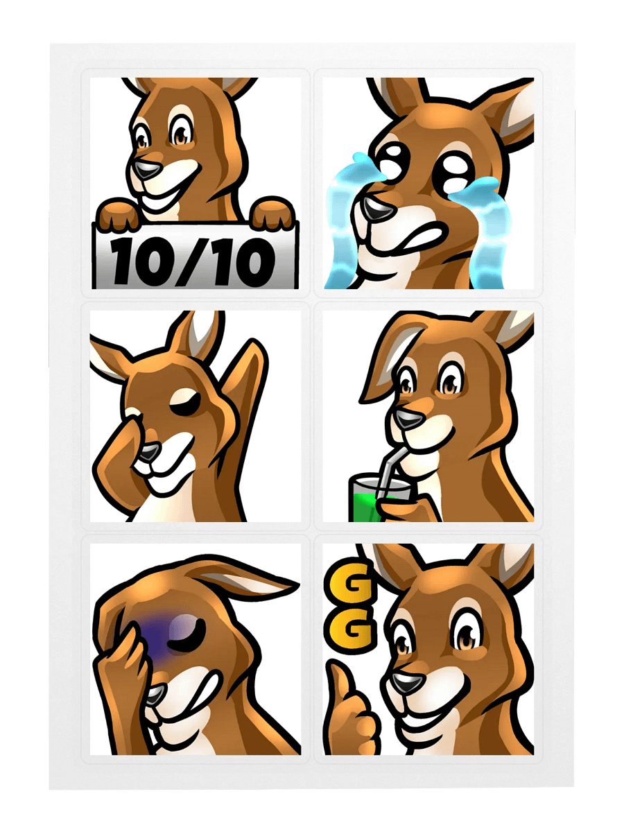 Emote Sticker Pack 1 product image (3)