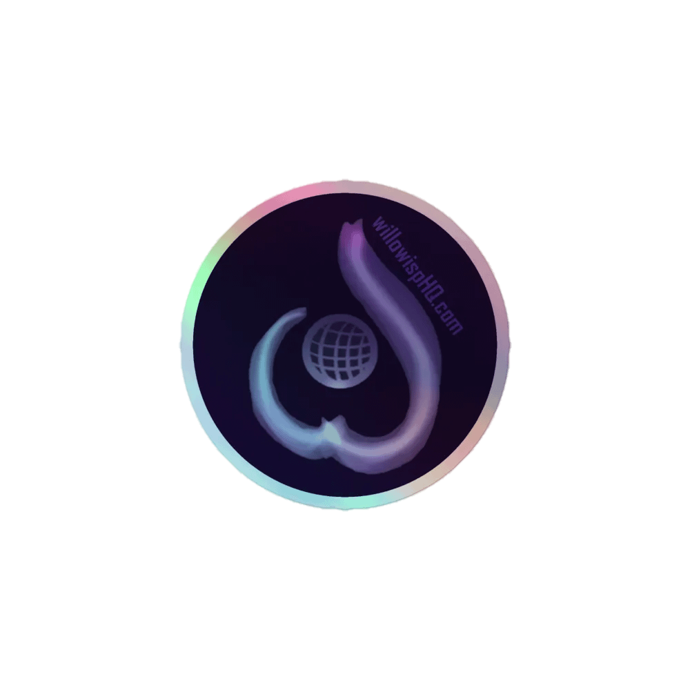 WILLOWISP Sticker (super purple) product image (1)