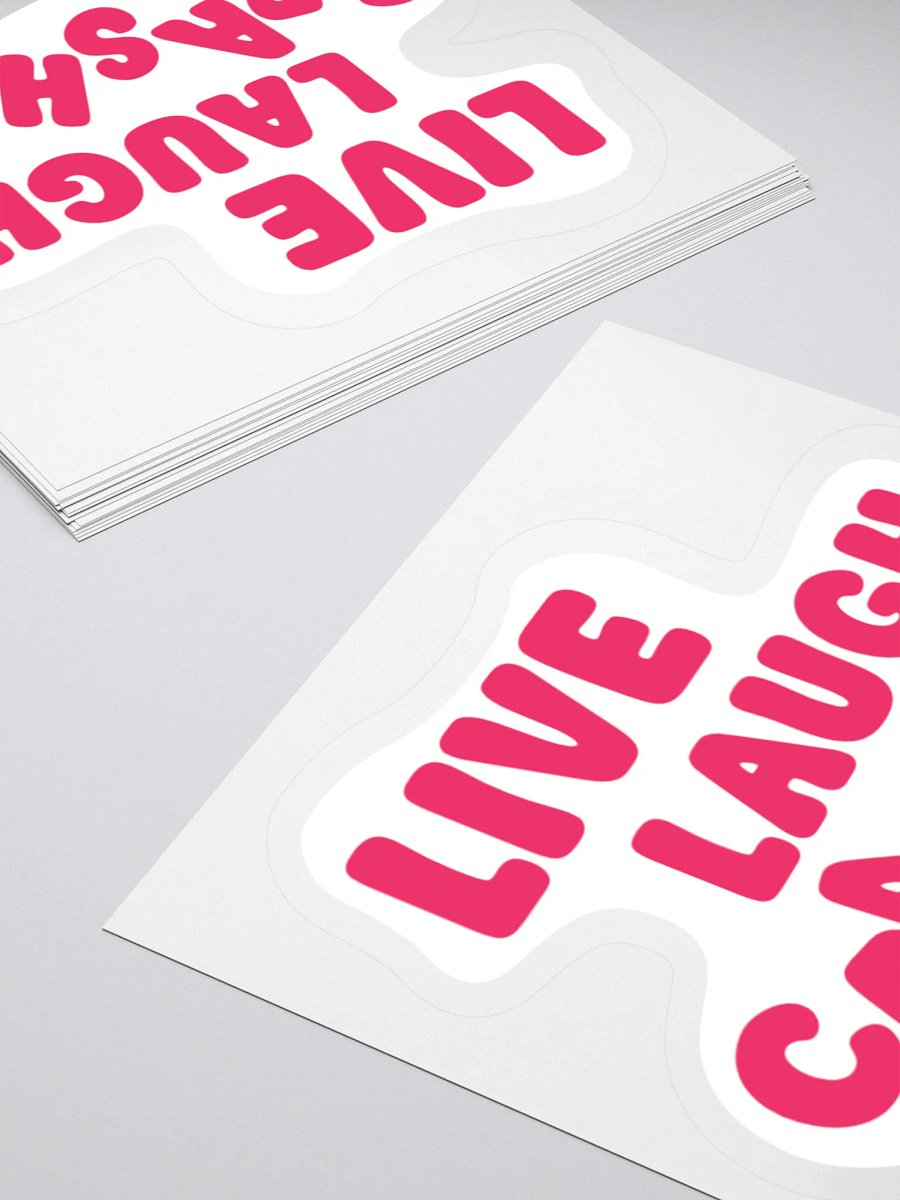 The Stickers: "Live, Laugh, CrAsH" product image (8)